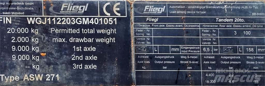 Fliegl Gigant ASW 271 Tippsläp