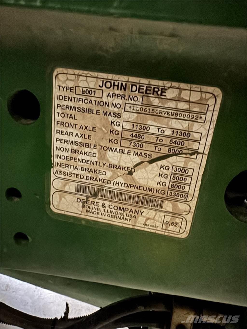 John Deere 6150R Traktorer