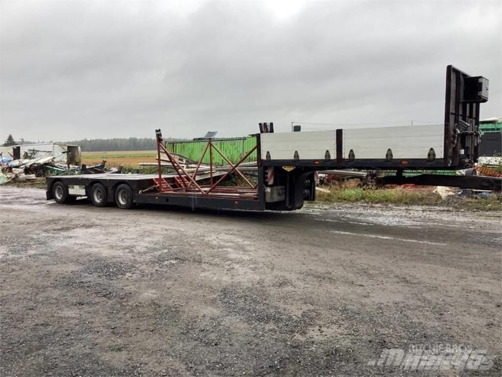 Burg Broshuis Låg lastande semi trailer
