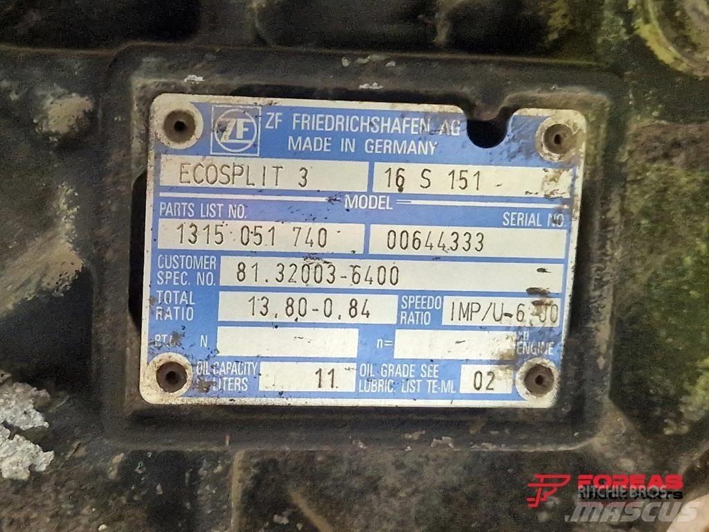 ZF ECOSPLIT 16S - 151 Växellådor