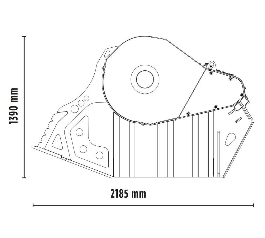 MB Crusher BF90.3 S4 Krossar för Entreprenad
