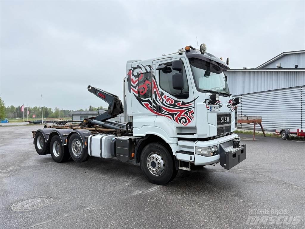 Sisu R500 E13M 8x4 Lastväxlare/Krokbilar