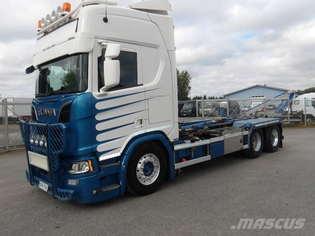 Scania R580 6x2 Lastväxlare/Krokbilar