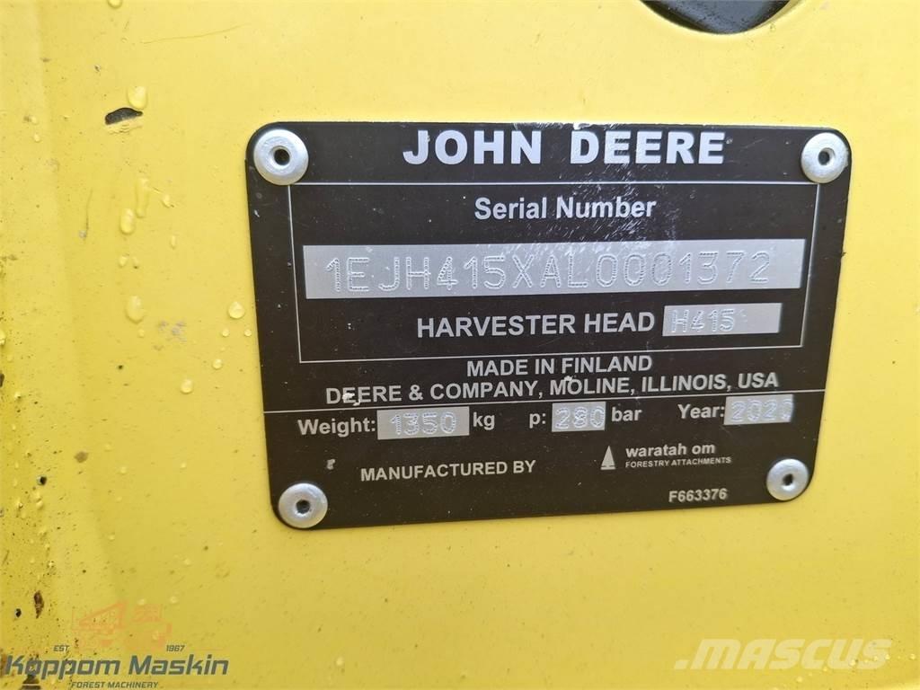 John Deere H415hd Skördaraggregat