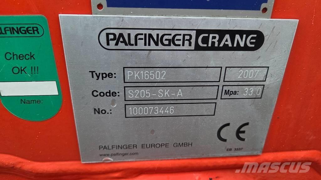 Palfinger PK 16502 Styckegodskranar
