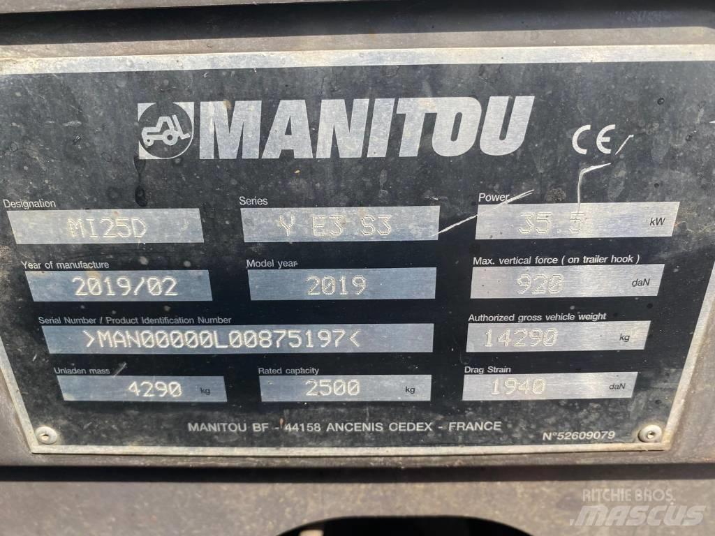 Manitou Mi25D Dieselmotviktstruckar
