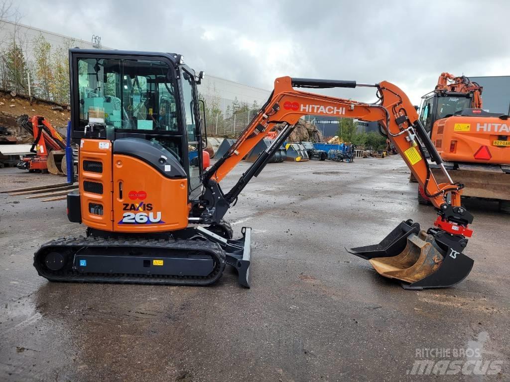 Hitachi ZX 26 U-6 Minigrävare < 7t