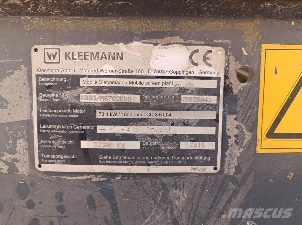 Kleemann MS 702 Evo Mobila sorteringsverk