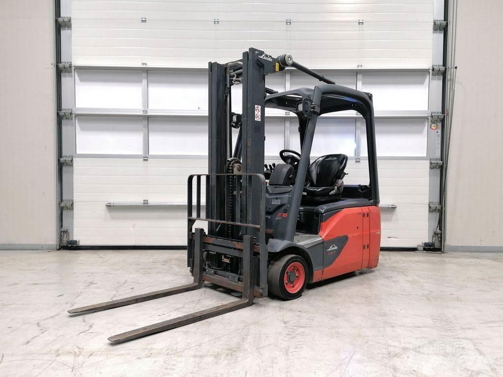 Linde E16-02 Elmotviktstruckar
