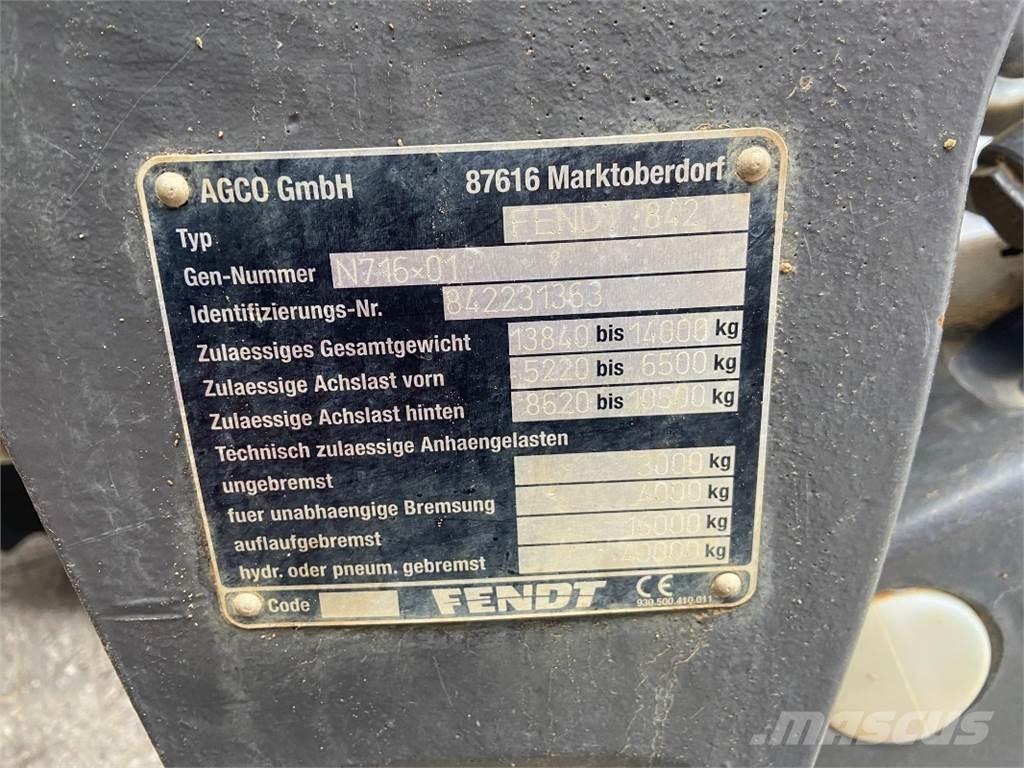 Fendt 828 Vario Traktorer