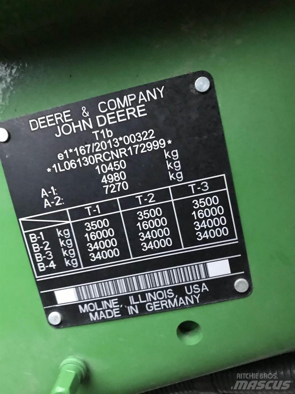 John Deere 6R 130 Traktorer
