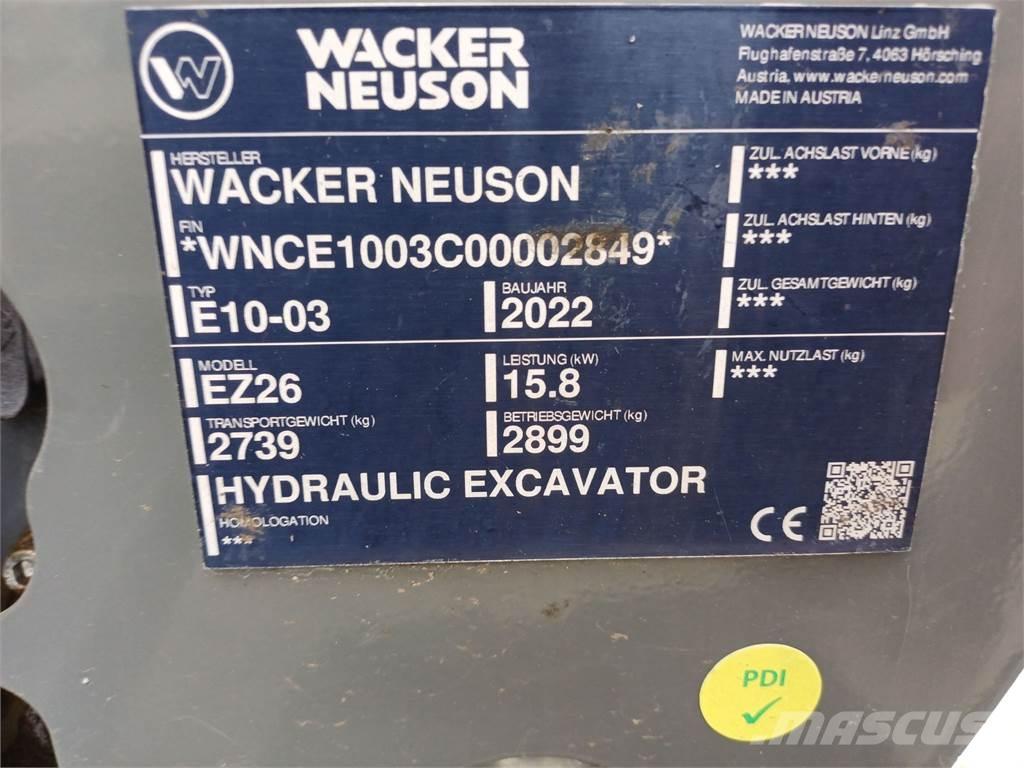 Wacker Neuson EZ26 Bandgrävare