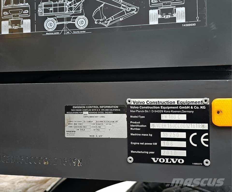 Volvo EW 160 C Hjulgrävare