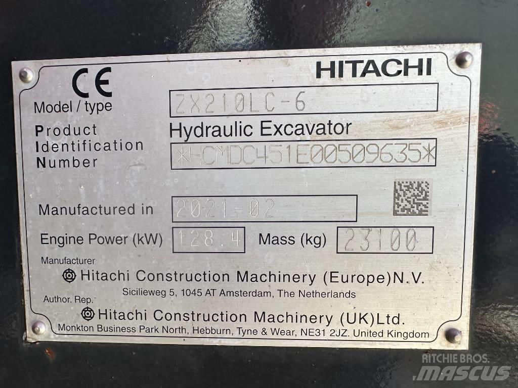Hitachi ZX 210 LC-6 Bandgrävare