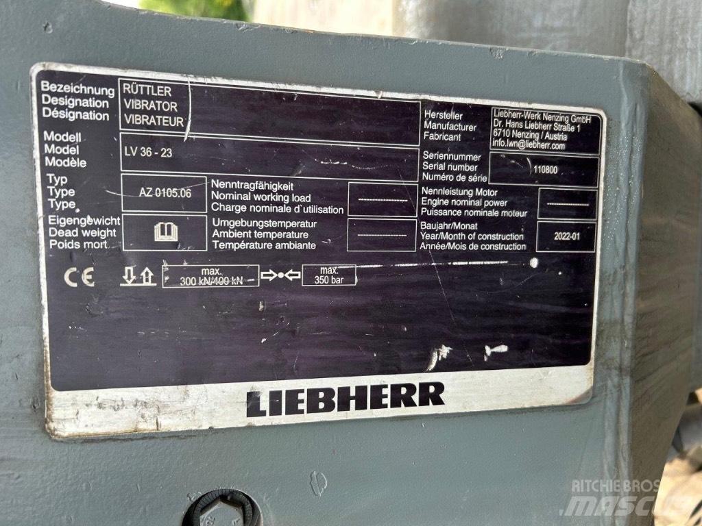 Liebherr LV36 Vibrationshejare