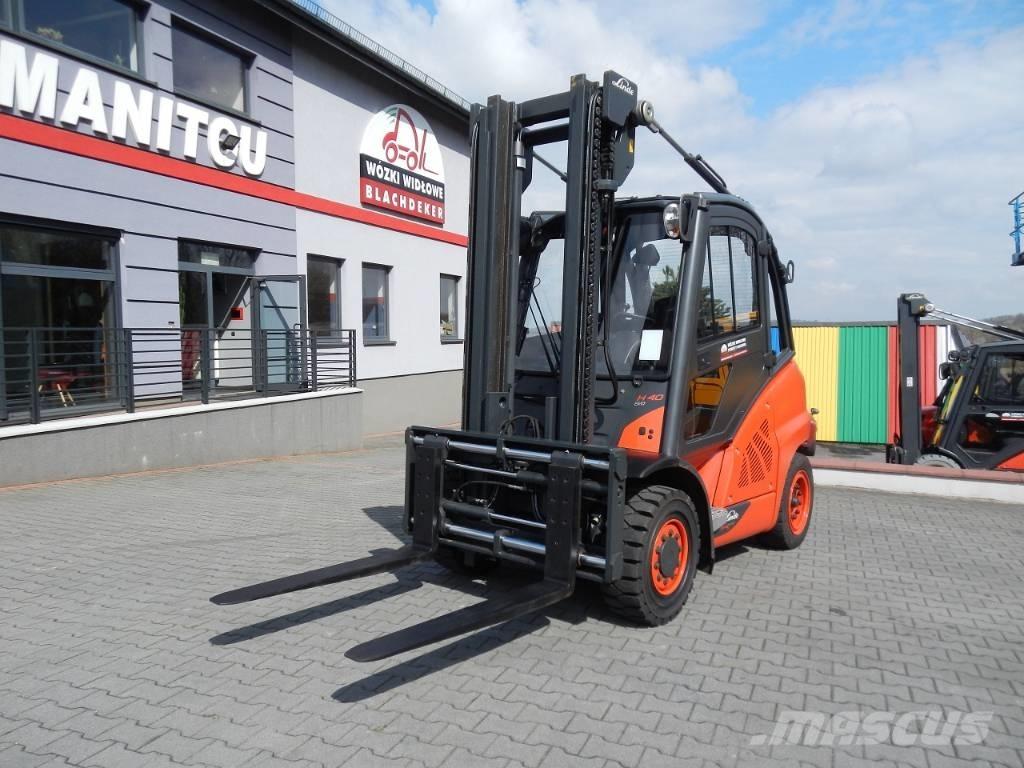Linde H40D-02 Dieselmotviktstruckar