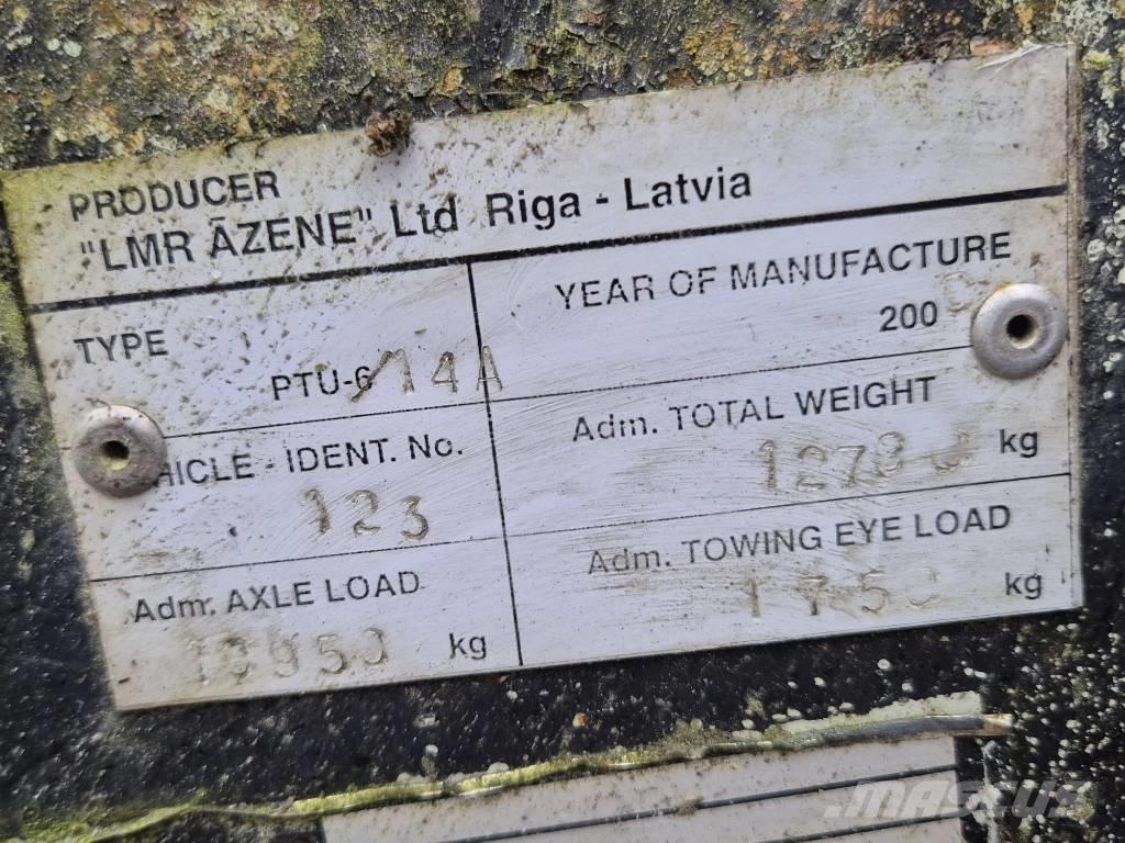 Tempo PTU-6/14A Fast- och kletgödselspridare