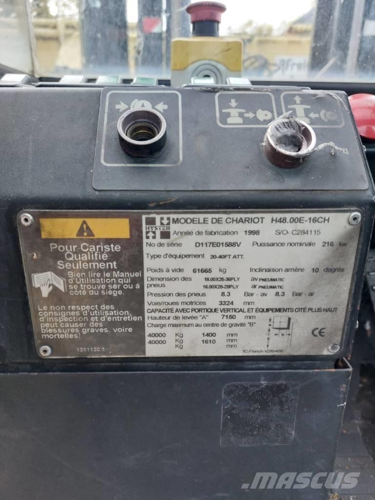 Hyster 48.00 E 16-CH Teleskopbomtruckar (Sträckstaplare)