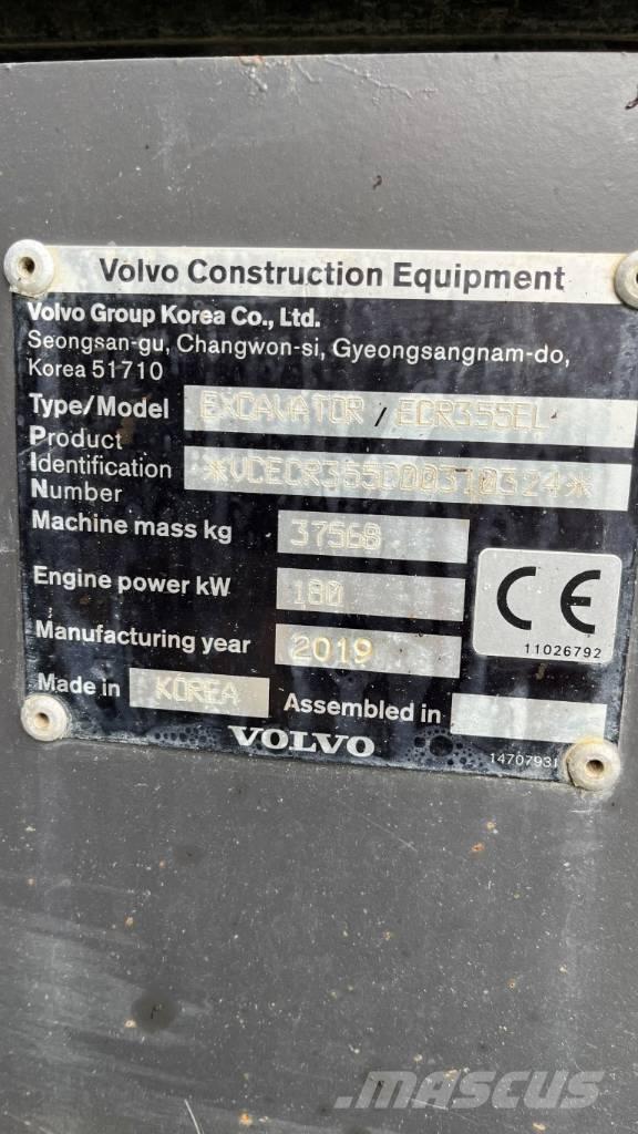 Volvo ECR355EL Bandgrävare