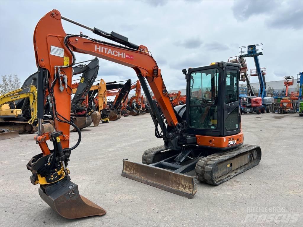 Hitachi ZX55U-6 Minigrävare < 7t