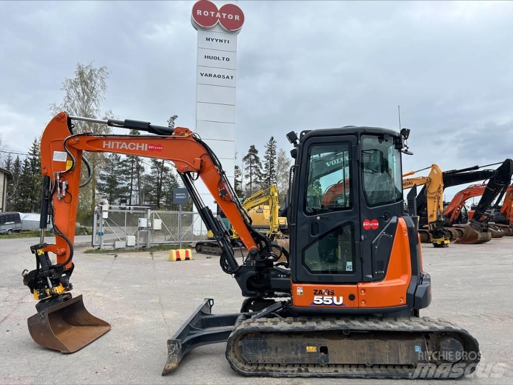 Hitachi ZX55U-6 Minigrävare < 7t