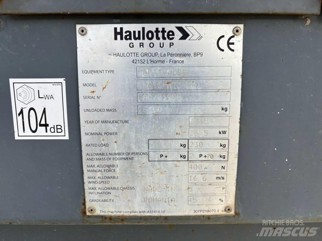 Haulotte HA 16 Bomliftar