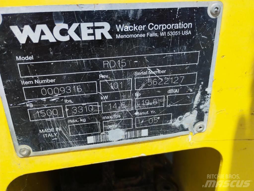 Wacker Neuson RD 15 Tvåvalsvältar