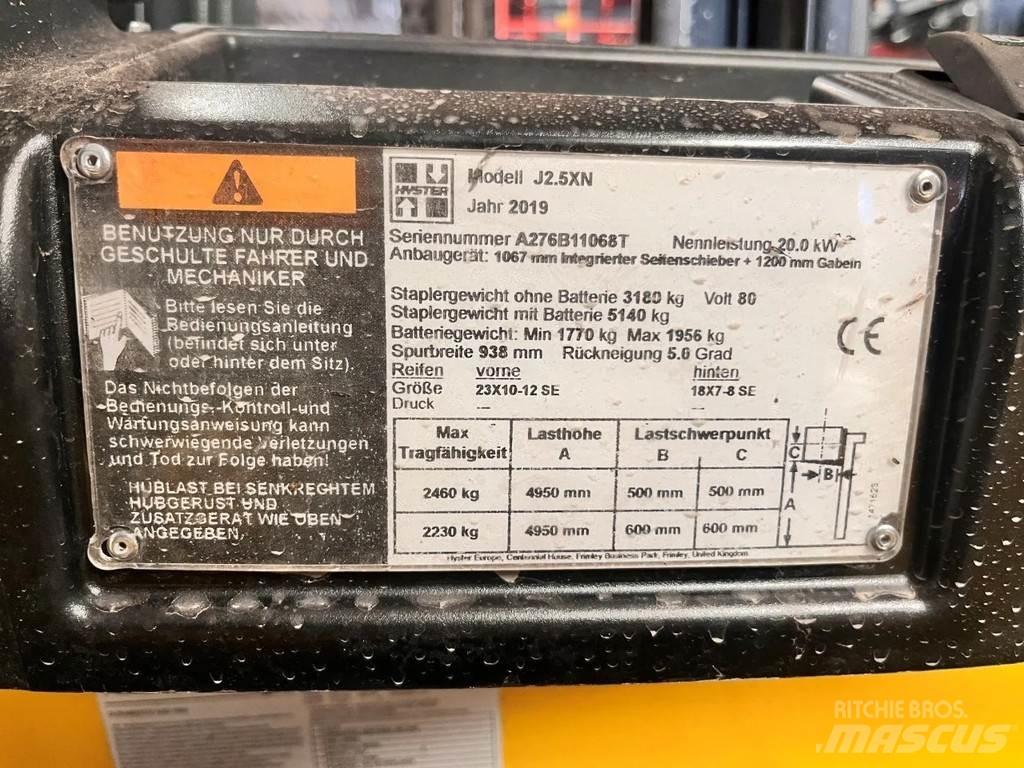 Hyster J2.5XN Elmotviktstruckar