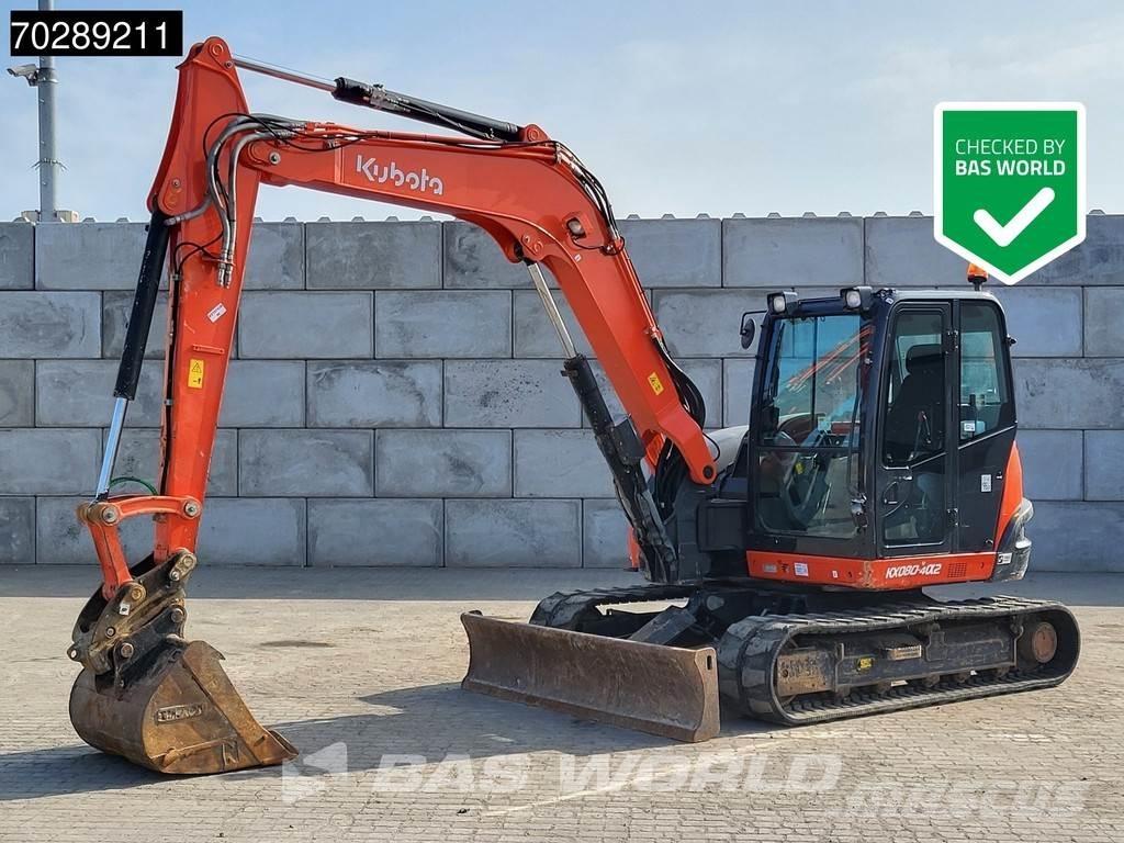 Kubota KX080-4 Minigrävare < 7t