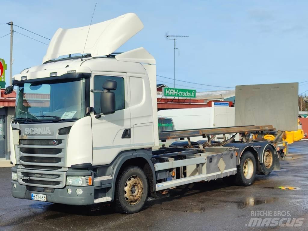 Scania G 490 Växelflak-/Containerbilar