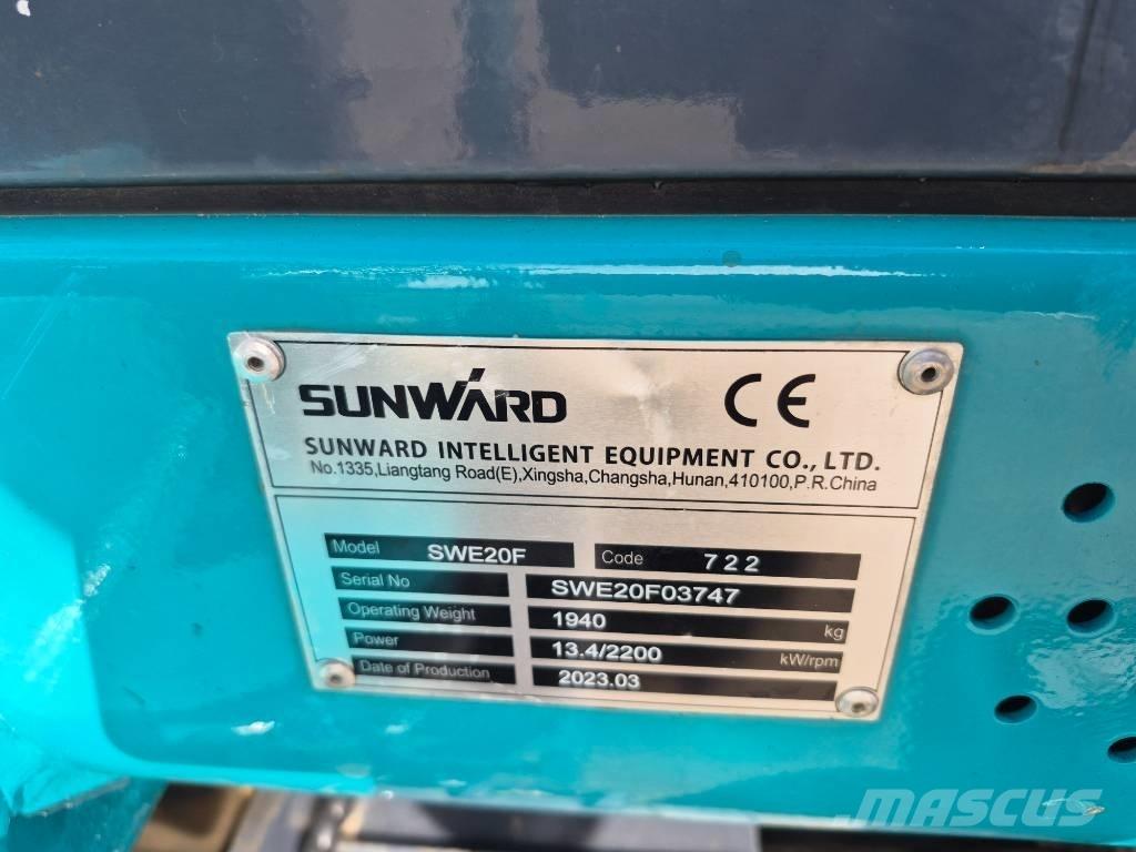 Sunward SWE 20 F Minigrävare < 7t
