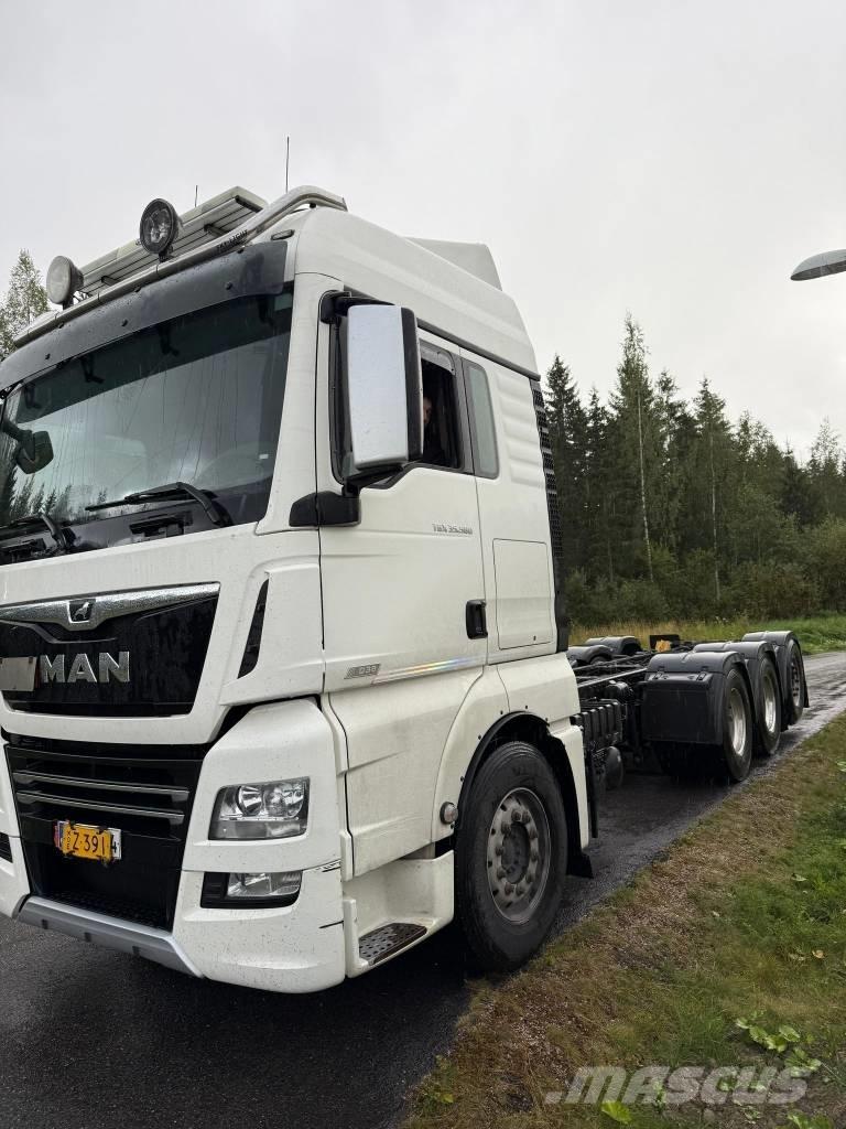 MAN TGX 32.580 Flak-/vinschlastbilar