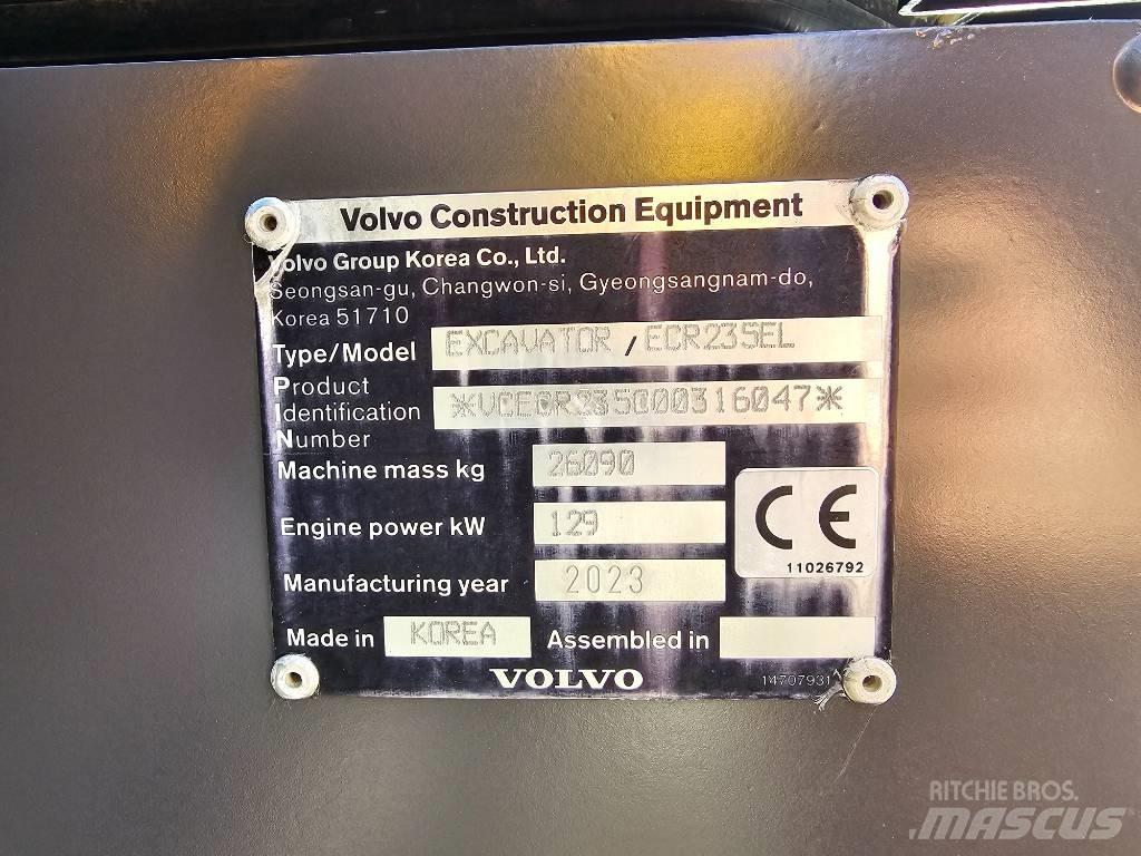 Volvo ECR235EL Bandgrävare