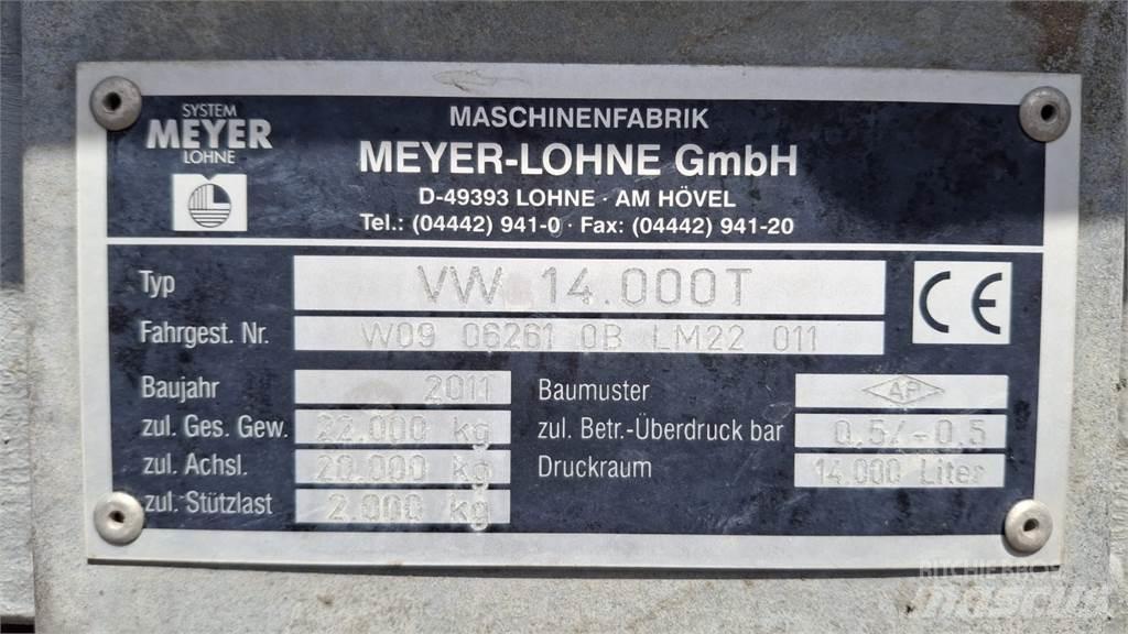 Meyer VW 14.000T Fast- och kletgödselspridare