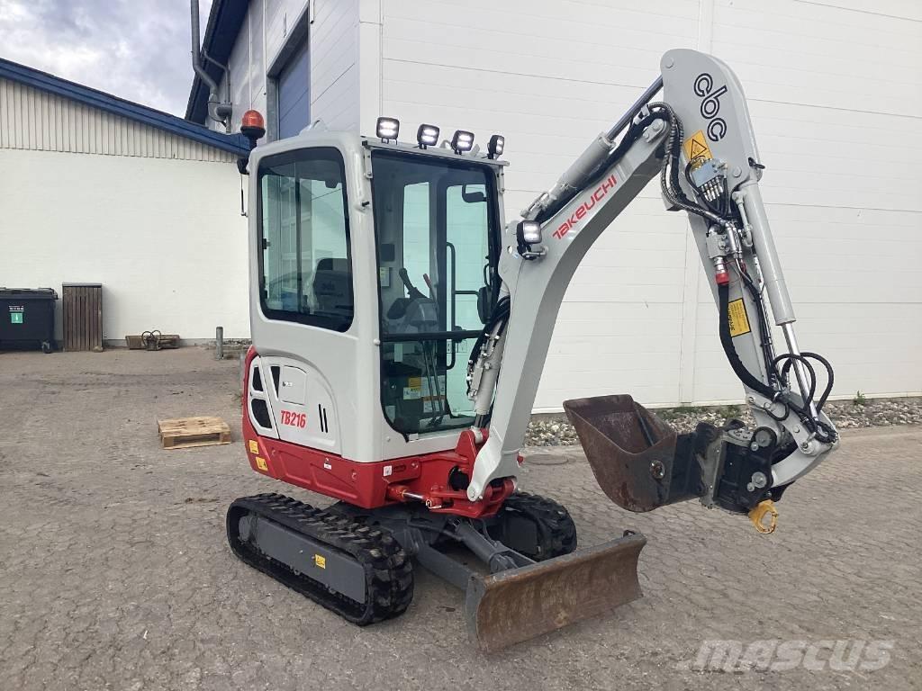 Takeuchi TB 216 Minigrävare < 7t