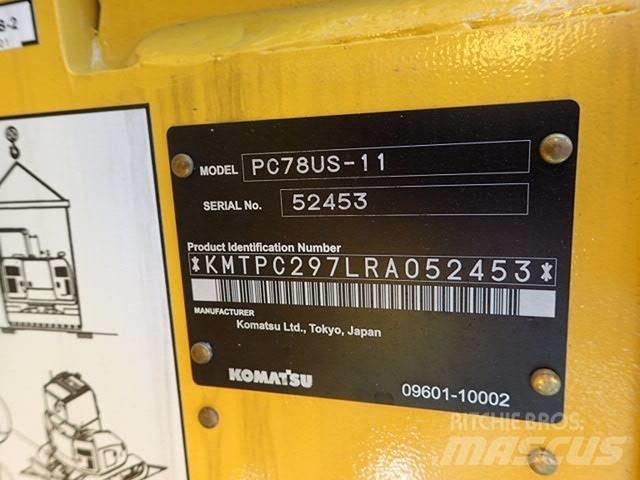 Komatsu PC78US-11 Bandgrävare
