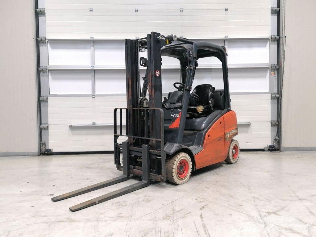 Linde H16T-01 Gasolmotviktstruckar