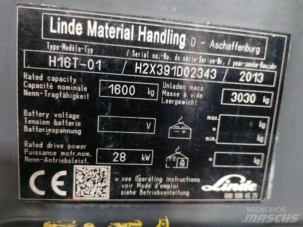 Linde H16T-01 Gasolmotviktstruckar