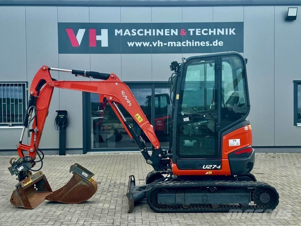 Kubota U 27-4 Minigrävare < 7t