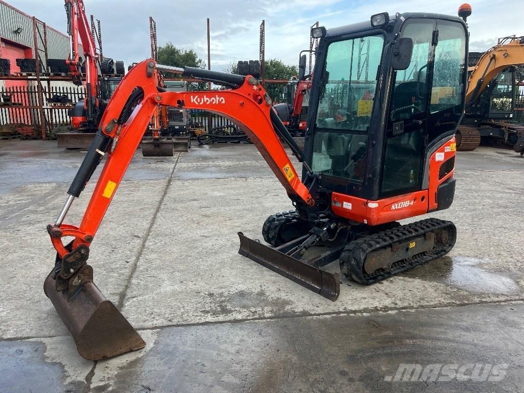 Kubota KX 018-4 Minigrävare < 7t