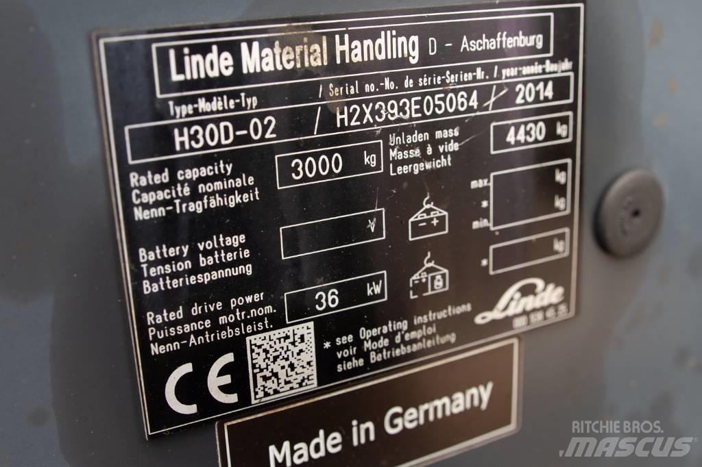 Linde H30D-02 Dieselmotviktstruckar