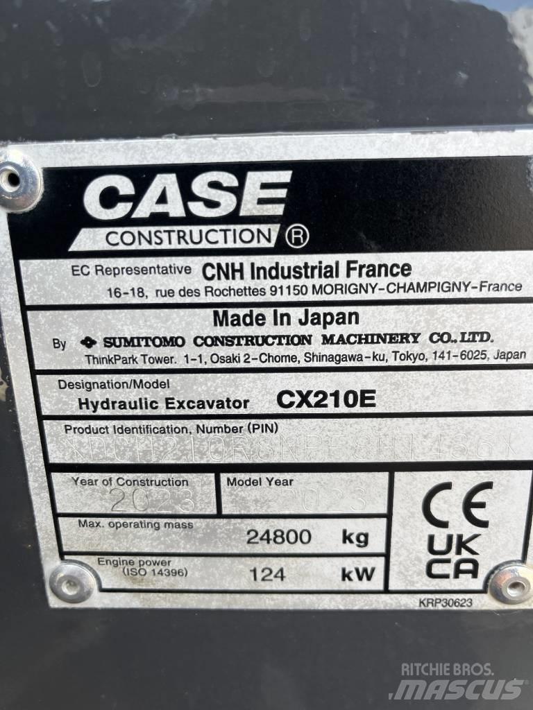 CASE CX 210 E Bandgrävare
