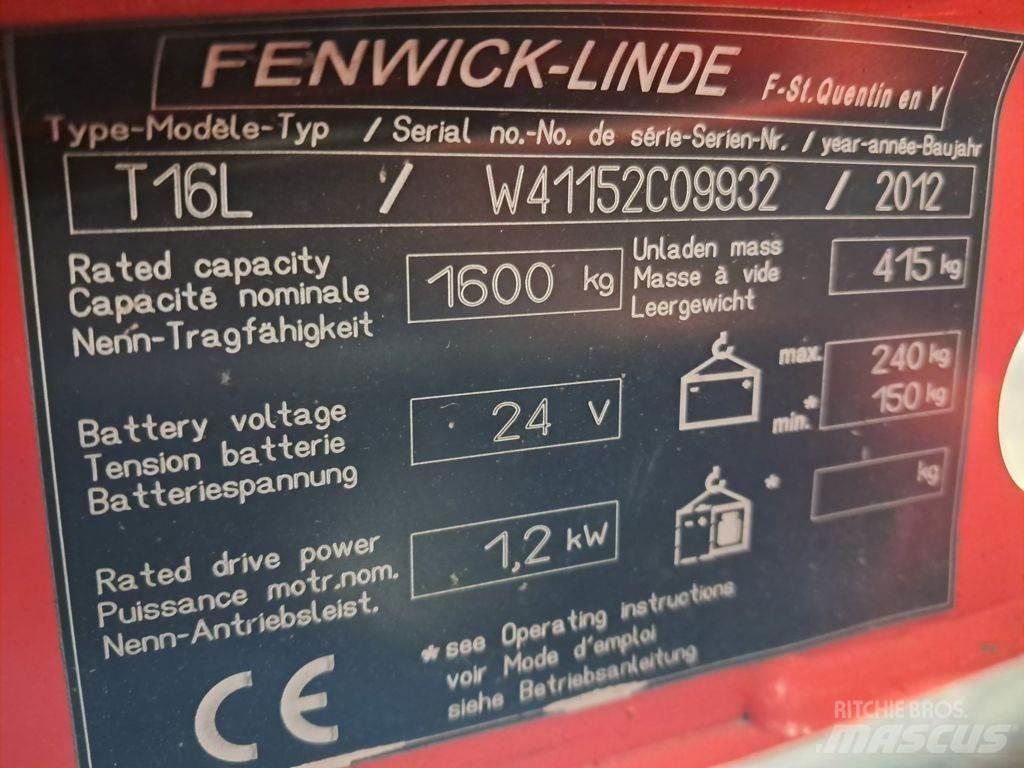 Linde T16L Låglyftare utan plattform