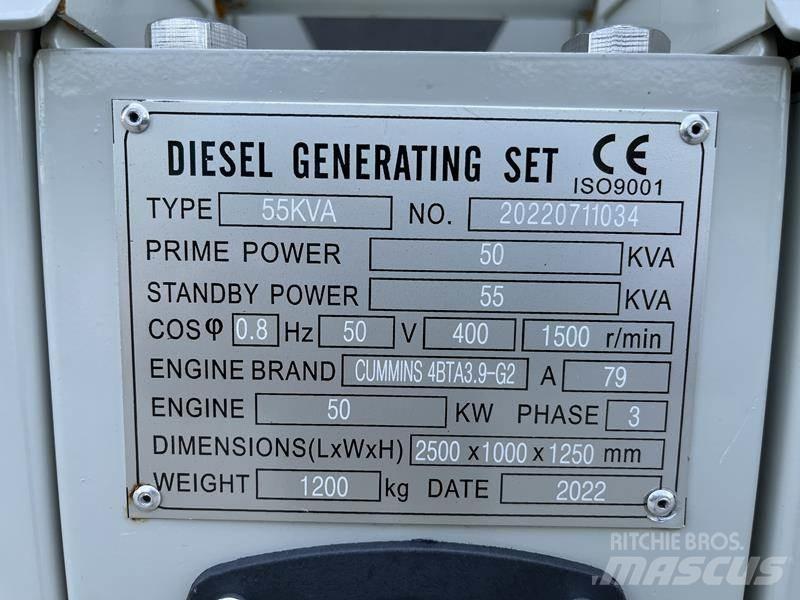 Cummins 55 kVA Dieselgeneratorer