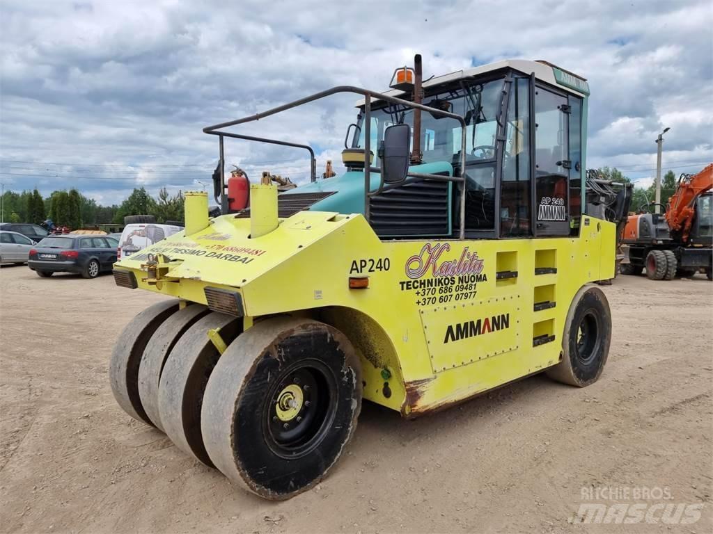 Ammann AP 240 Pneumatiska Hjulvältar