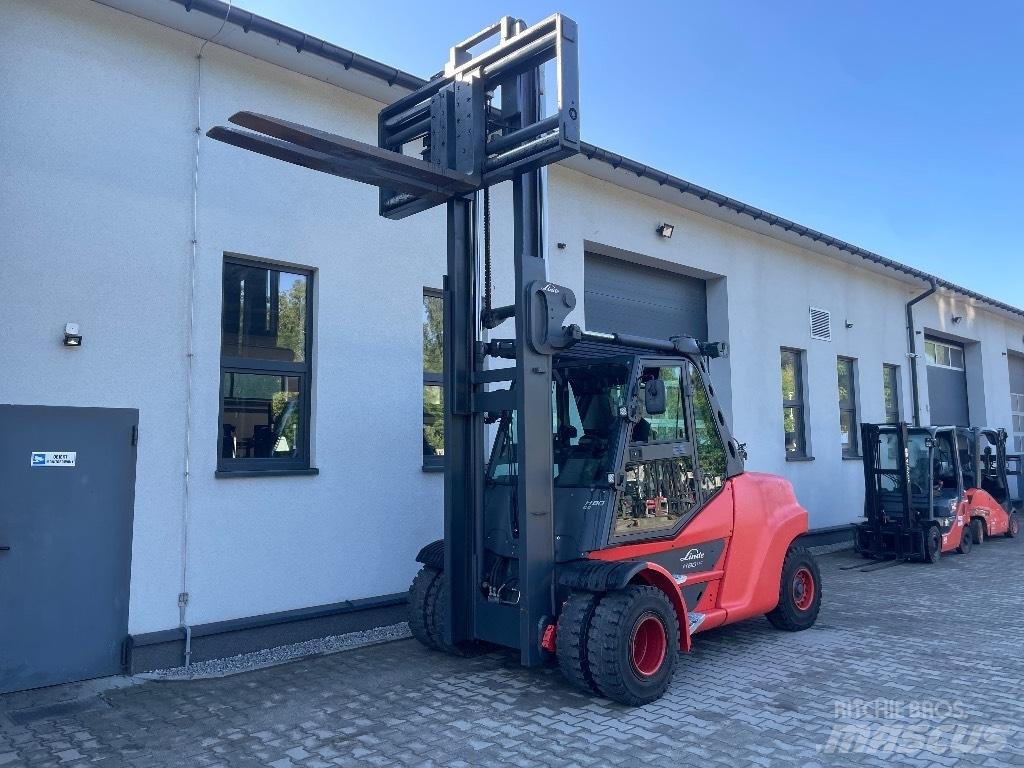 Linde H80T-03/1100 Gasolmotviktstruckar