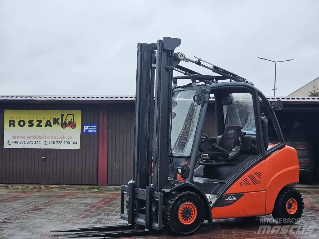 Linde H35T-02 Gasolmotviktstruckar
