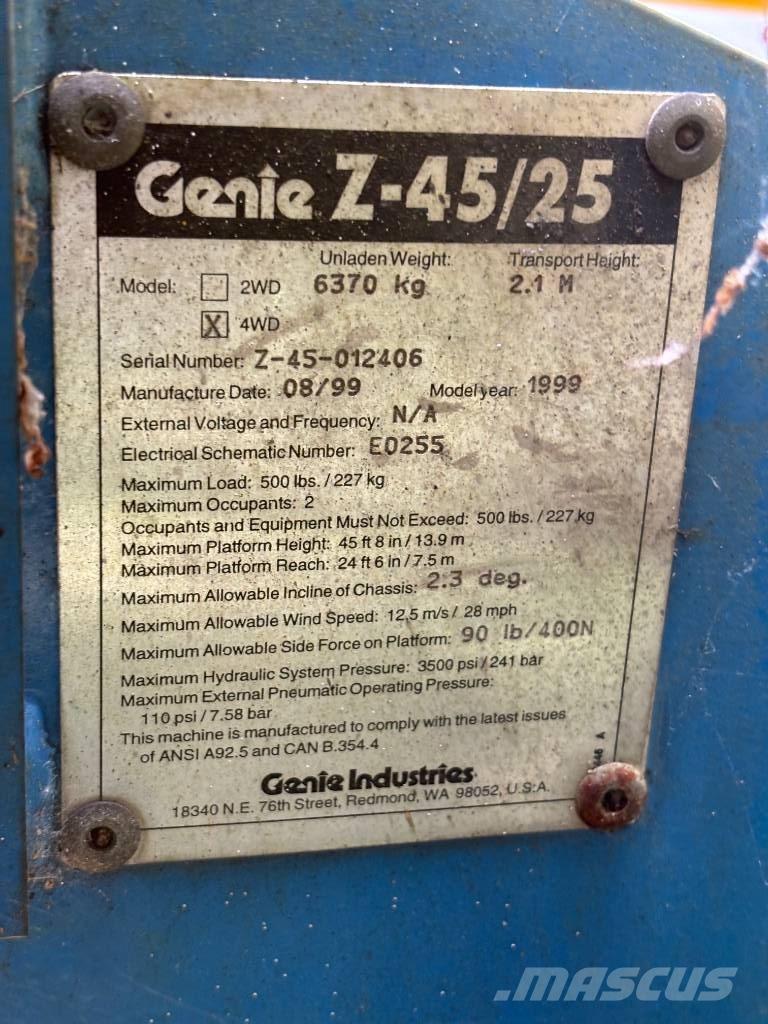 Genie Z 45/25 Bomliftar