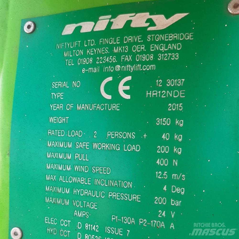 Niftylift HR 12 Bomliftar