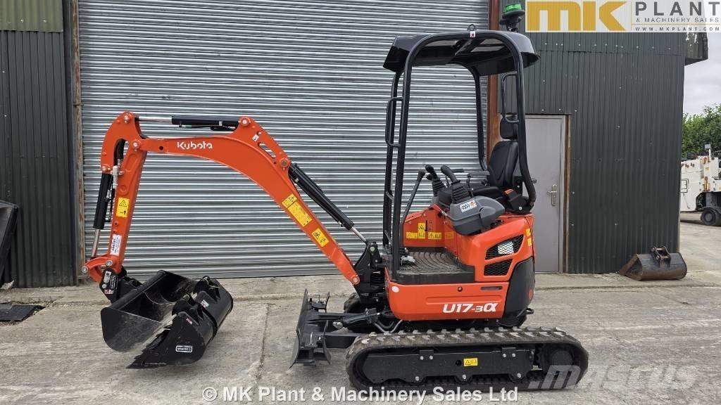 Kubota U 17-3a Minigrävare < 7t